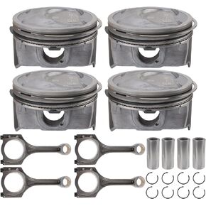 Carbhub Connecting Rod Piston Kit for Hy undai Optima Sorento Sonata 2.4L 2011-2019 Replacement Number 23040-2G200, 23410-25201, 23040-25200, 23510-2G520, 23510-2GGA0, 23510-2G500, 23510-2G541