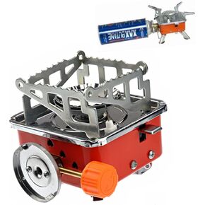 ibasenice Propane Furnace Stove Burner portable square outdoor Stove camping stove power camping stove gas burner Camping Burner Propane Stove