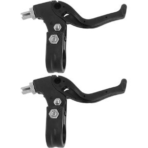 Homoyoyo 2PCS Kids Bike Brake Lever Universal Brake Handle Children Bike Cycling Brake Levers Kids Bicycle Brake Grip Bike Spare Parts Bicycle Accessories (Black)