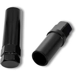 BESULEN 6+7 Point Spline Lug Nut Socket, 2 PCS Car Wheel Lock Removal Tool Kit, 6 Spline for 17.5mm Inner Diameter 7 Spline for 16.5mm Inner Diameter, Lug Nut Key Replacement, Car Accessories