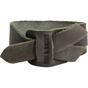Hide & Drink, Bracelet, Rustic Wristband, Adjustable Strap, Stylish Cuff, Full Grain Leather, Handmade