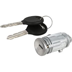 ACROPIX Ignition Lock Cylinder Replacement Fit for Dodge Grand Caravan with Keys Black