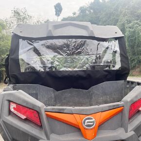 Zforce 500 800 Rear Window, Rear Windshield Fit CFMOTO ZFORCE 500,ZFORCE 800 Stop Rain,Wind and Debris from Back