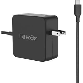 HotTopStar 45W PD USB C Charger for Samsung Chromebook Pro XE510C24 XE510C24-K01US XE510C25-K01US XE521QAB-K01US Chromebook Plus XE513C24 Plus V2 XE520QAB-K01US Laptop Type C Power Adapter Cord