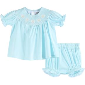 Lil cactus Baby Girls and Toddler Applique Top and Bloomer 2pc. Set