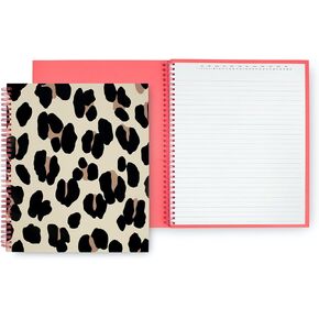 Kate Spade New York Large College Ruled Notebook, 11" x 9.5" Spiral Notebook with 160 Pages