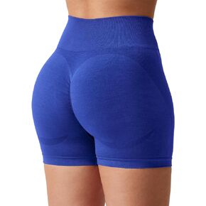 YEOREO Women Smile Contour Scrunch Butt Shorts Seamless Ruched Gym Workout