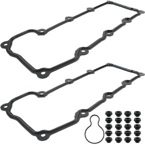 GoaMotors New Valve Cover Gasket Set W/Grommets Fits for Dodge for Ram Dakota for Jeep Liberty 2002-2005