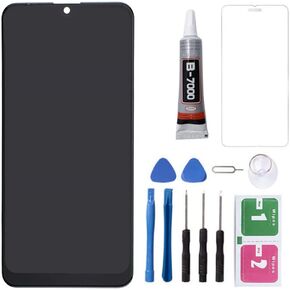 Compatible for LG K22 LMK200 LCD Screen Replacement Screen Touch LCD Display Digitizer Assembly (Repair Tape Tool Kit with Tempered Glass)