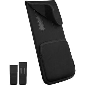 Keyboard Sleeve Travel Case for Wireless Slim Full-Size Keyboards (up to 17.7 Inches), 5.9" x 15.5" up to 5.9" x 17.7" Neoprene Protective Keyboard Case with Mouse Storage Pocket (Black) in Kuwait