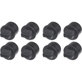 (8 Pack) Neutrik Model NDF Dummy Plug for Female XLR Receptacles. in Black