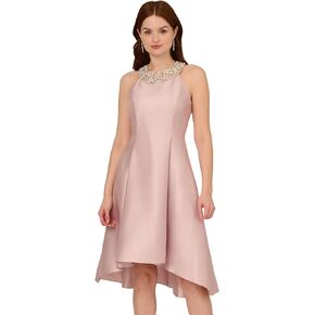 Adrianna Papell Women's Mikado Halter Dress