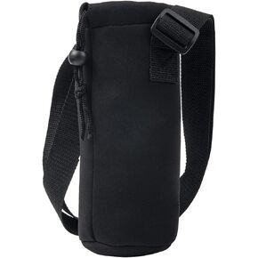 Trail maker Neoprene Insulated Water Bottle Carrier Sleeve with Strap, 16-32 oz. Bottles, Perfect for Plastic, Glass, Stainless Steel Bottles and Cans for Beach, Biking, Hiking, Walking