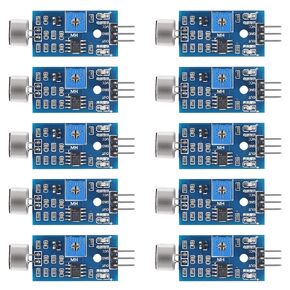 Alinan 10pcs High Sensitivity Sound Microphone Sensor Detection Module for AVR PIC