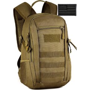 Protector Plus Small Tactical Backpack Military Daypack Army Assault Pack (Patch Included)