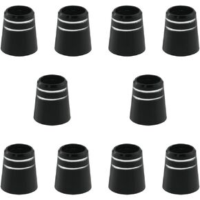 Golf Ferrule 10PCS Golf Iron Ferrules with Double Silver Rings for Iron Shaft