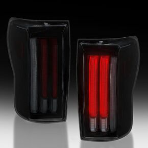 Sequential Led tail lights for Toyota Tundra 2007 2008 2009 2010 2011 2012 2013 Starting Animated Rear Lights Assembly 1 Pair Smoked
