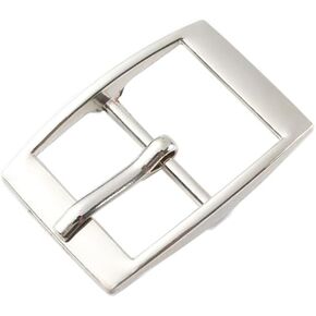 Single Prong Belt Buckle Squares Center Bar Buckles for Belts Hardware Bags Ring Hand Leather Craft