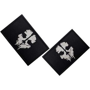 Call of Duty Ghost Skull Patch Tactical Morale Badge Hook and Loop Embroidered Patch 2 Pcs