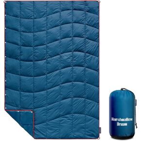 Camping Blanket Puffy Camp Blanket Mini Outdoor Blanket | Lightweight Windproof Water Resistant for Hiking, Backpacking,Car,Picnic,Stadium in Saudi Arabia