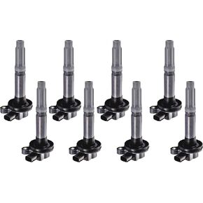 ENA Set of 8 Ignition Coil Pack 2011 2012 2013 2014 2015 2016 Compatible with Ford F150 Mustang Lobo V8 5.0L Coils Replacement for C1802 UF622 DG542 BR3Z12029A 5C1859