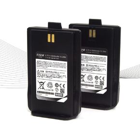 hflexgrad (2-Pack) 3.7V 1100mAh Li-ion Battery Replacement for Retevis RT27 RT27V Two Way Radio/Walkie Talkies