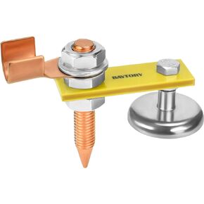 BAYTORY Upgrade Magnetic Welding Support Ground Clamp Tools, 2-Piece Twin Welding Magnet Head, Strong Magnetism Large Suction, Copper Tail Welder Stability Clamps