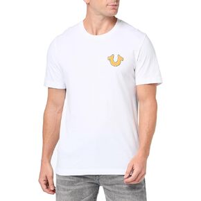 True Religion Men's Ss Shoey News Tee