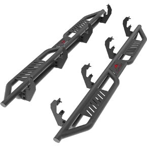CLAMBER Running Boards for Chevy Silverado/GMC Sierra 1500 Crew Cab 2019-2024, 2500HD 3500HD Crew Cab 2020-2024 with 4 Full Size Doors, Textured Black Pickup Nerf Bars 5.2" Width Side Steps