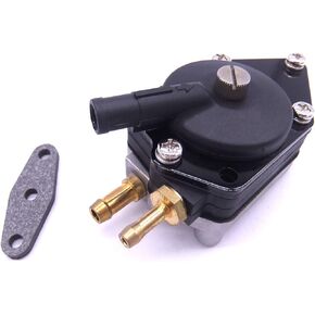 Outboard Engine 0438555 438555 0433386 433386 Fuel Pump for Johnson Evinrude OMC BRP 20HP-30HP Boat Motor Small Nipple,fit 18-7353 9-35353