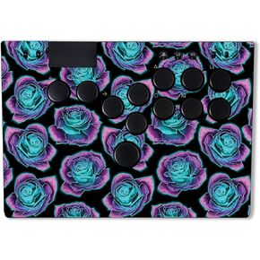 MightySkins Skin Compatible with Razer Kitsune - Crystalline Roses | Protective, Durable, and Unique Vinyl Decal wrap Cover | Easy to Apply | Made in The USA