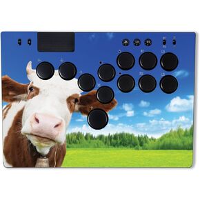 MightySkins Skin Compatible with Razer Kitsune - Cow Face | Protective, Durable, and Unique Vinyl Decal wrap Cover | Easy to Apply & Change Styles | Made in The USA
