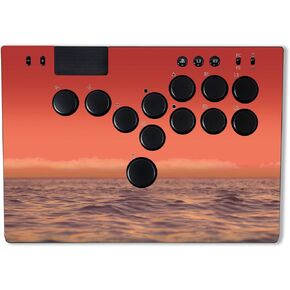 MightySkins Skin Compatible with Razer Kitsune - Red Horizon | Protective, Durable, and Unique Vinyl Decal wrap Cover | Easy to Apply & Change Styles | Made in The USA