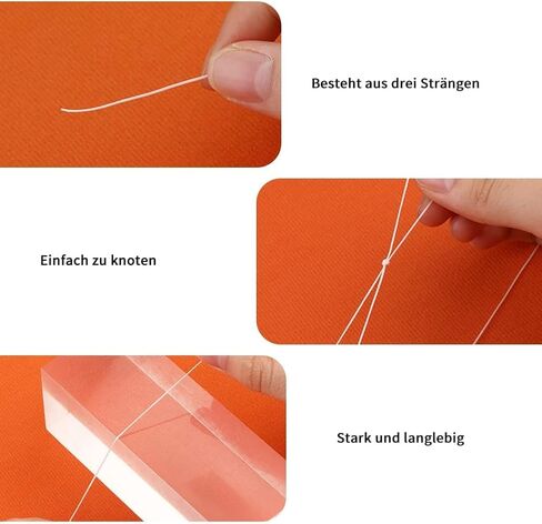 سلك مشمع لصنع المجوهرات، 116 ياردة 0.5 مم سلسلة سوار خرز خيط خيط مشمع من البوليستر المشمع (أبيض) in Kuwait