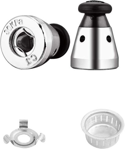 3 قطع من صمام جيجر للطباخ العالمي، جزء استبدال صمام جيجر لتخفيف Sonku 80KPA مع غطاء مضاد للحجب ودعامة in Kuwait