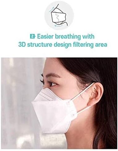 10 Pack [Heal Made] 4-layers Filters (KF94 Certified) Korean Face Mask (Made in Korea) Protective Disposable Adults in Saudi Arabia