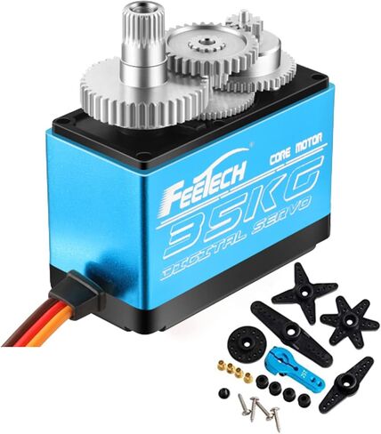 FEETECH Servo Motor Digital Servo Strong Core Motor Aluninum Motor Servos (180°-35KG) in Saudi Arabia