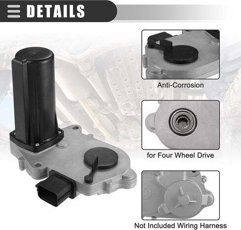 Motoforti 4WD Transfer Case Shift Encoder Motor, for Dodge Dakota Durango, for Ram 1500 2500 3500 4500 5500, for Chrysler for Mitsubishi, Transfer Case Shift Motor, No.5143477AA, Metal in Saudi Arabia