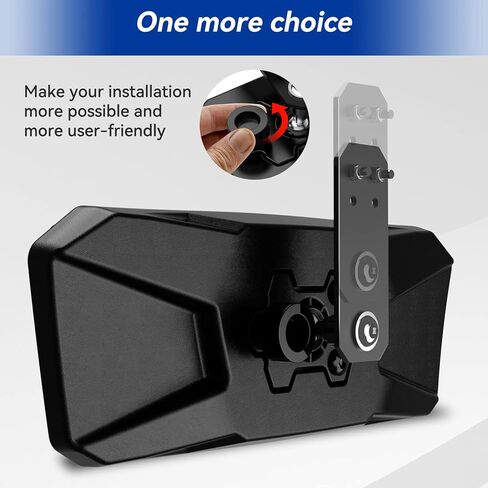 مرآة الرؤية الخلفية Ranger، مرآة رؤية خلفية محدبة قابلة للتعديل مركز TXZSXS UTV متوافقة مع 2015-2022 Polaris Ranger 500 570 900 1000 XP Crew - استبدال # 2879969 in Kuwait