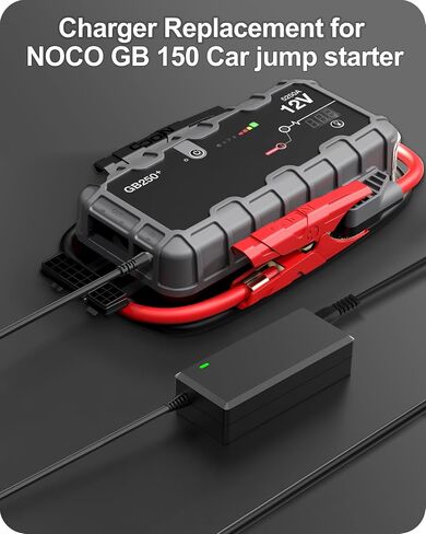 محول طاقة WUKUR لـ NOCO XGC4 56 وات XGC GB70/ GB150/ GB250/ GB250+/ GB500+ شاحن إمداد طاقة تيار متردد من الليثيوم مع سلك طاقة 8.8 قدم in Saudi Arabia