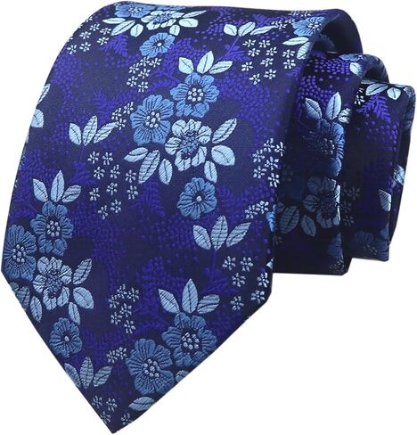 Men's Floral Wedding Ties Cravat Jacquard Luxury Business Neckties for Groomsmen in Kuwait