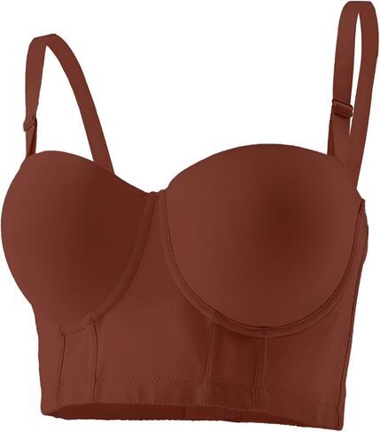 vinnercoco Strapless Bra for Big Bust,Push Up Strapless Bras for Women,Longline Full Coverage Uplift Underwire Bra in Saudi Arabia