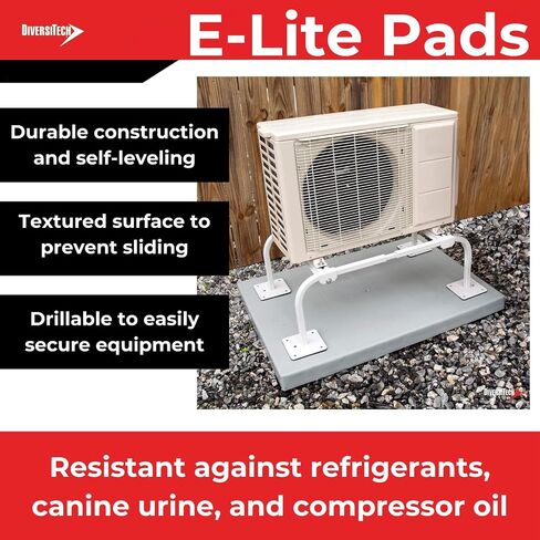 وسادة مكثف DiversiTech EL3636-3 E-Lite، 36 بوصة × 36 بوصة × 3 بوصة، 28# لكل وسادة، رمادي in Saudi Arabia