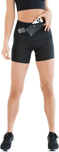 FlipBelt شورت نسائي Air Comp 5 بوصة - أسود - S in Kuwait