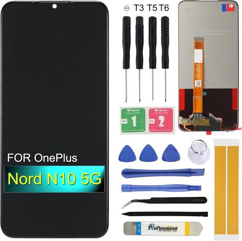 ل 1 + OnePlus Nord N10 5G استبدال الشاشة BE2029 BE2025 BE2026 BE2028 6.49 ''شاشة الكريستال السائل مجموعة رقمنة اللمس مع أدوات in Saudi Arabia