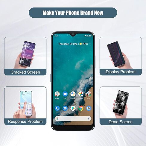 LCD Digital Display Compatible with Nokia G50 TA-1358 TA-1390 TA-1370 6.52" LCD Display Touch Screen Digital Assembly with Tools in Saudi Arabia