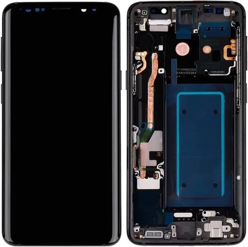 Screen Replacement for Samsung Galaxy S9 Plus G965F G965U G965W G9650 G965N 6.2'' (OLED) LCD Display Touch Digitizer Assembly with Tools (Black with Frame) in Kuwait