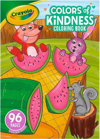 Crayola Coloring, 96 Pages Kindness Colouring Book, ys/m, Assorted in Saudi Arabia