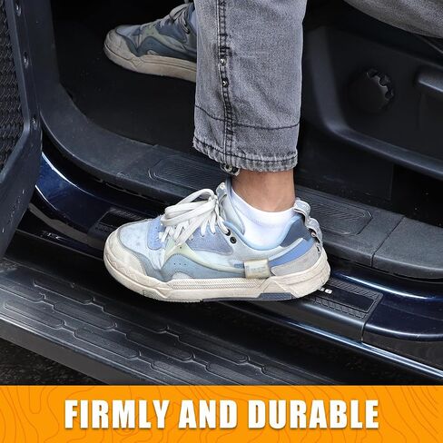 Door Sill Protector 4PCS Door sill Entry Guards Cover for Ford Bronco 4 Door 2021 2022 2023 Accessories (Metal Trim) in Saudi Arabia