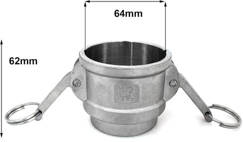 heyous Stainless Steel Camlock 1" Cam and Groove Fitting Female Coupler x Female NPT Cam Lock Fittings Camlock Coupling in Saudi Arabia